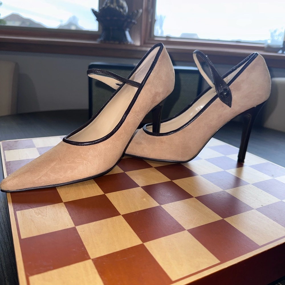 Colin Stuart Suede/Leather Heels